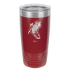 Dinosaur T Rex Head - Laser Engraved Stainless Steel Drinkware - 1535 -