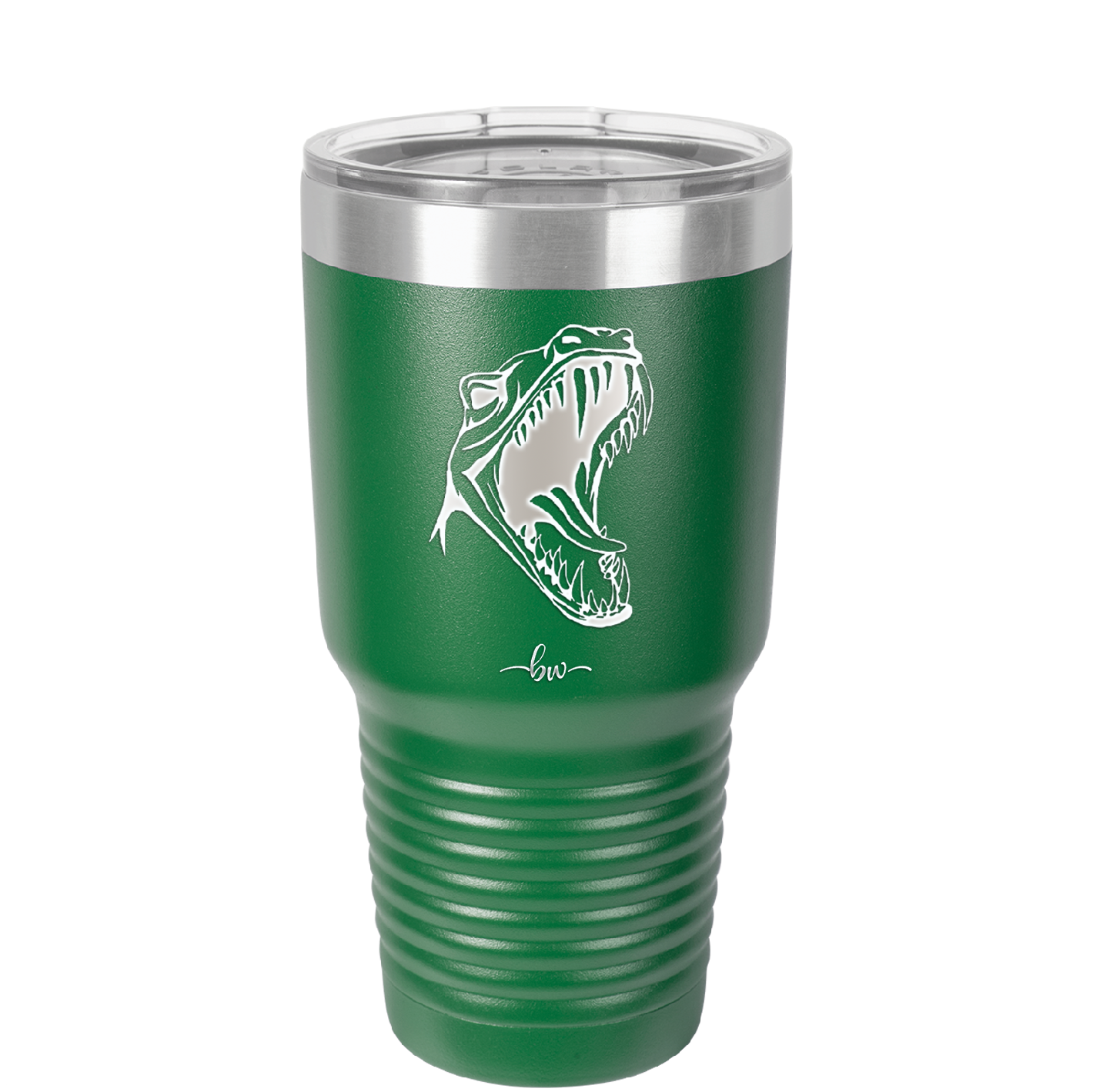 Dinosaur T Rex Head - Laser Engraved Stainless Steel Drinkware - 1535 -