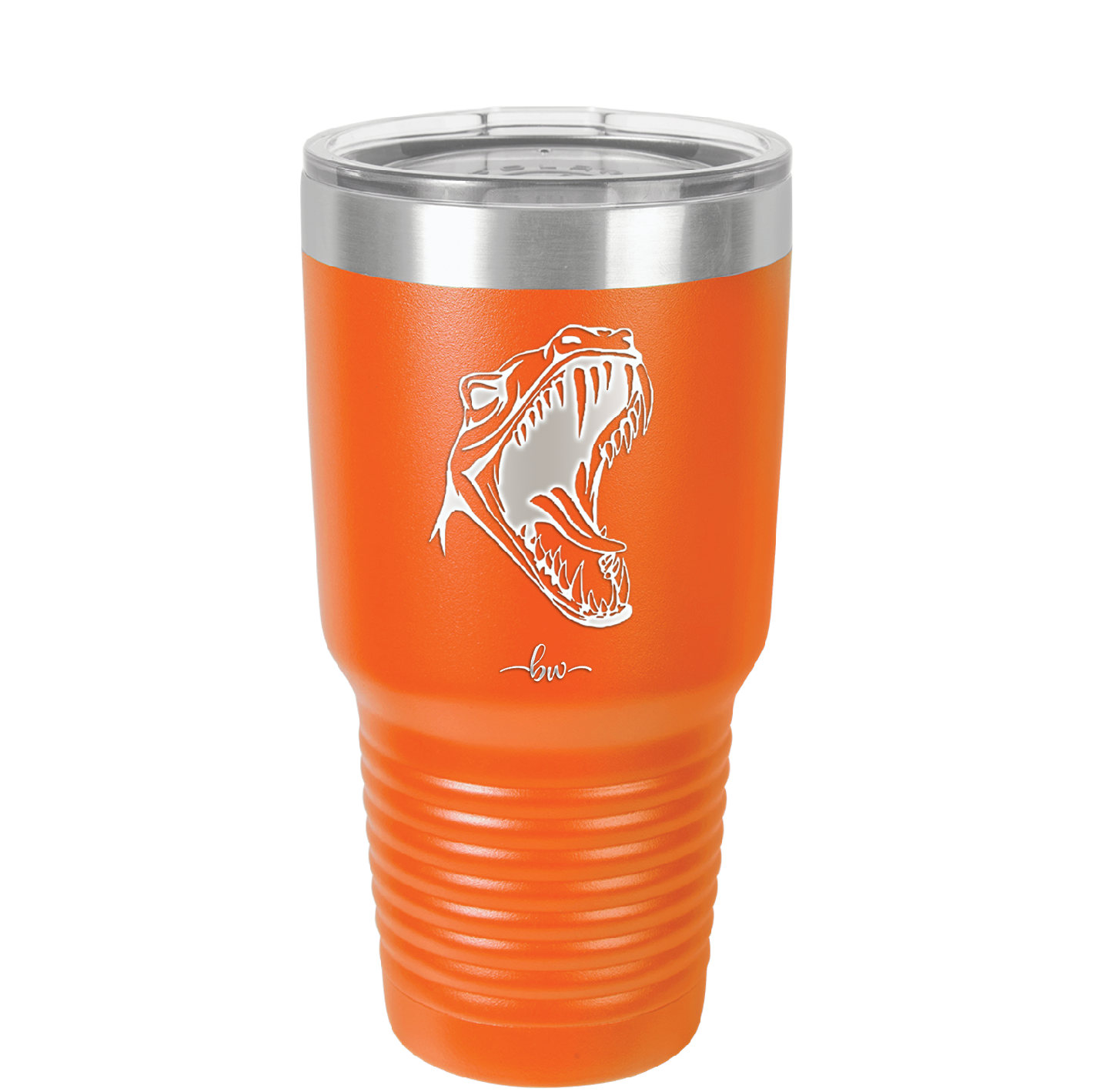 Dinosaur T Rex Head - Laser Engraved Stainless Steel Drinkware - 1535 -