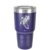 Dinosaur T Rex Head - Laser Engraved Stainless Steel Drinkware - 1535 -