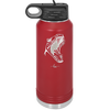 Dinosaur T Rex Head - Laser Engraved Stainless Steel Drinkware - 1535 -