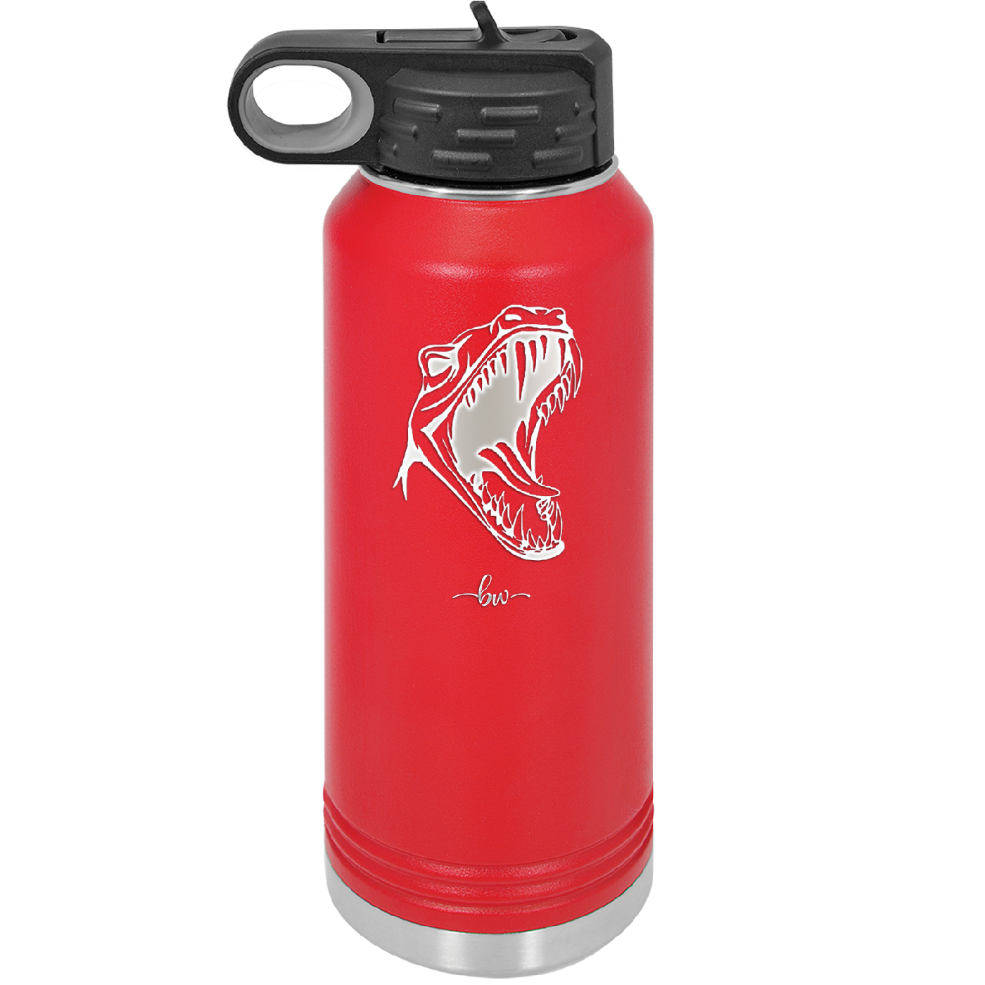 Dinosaur T Rex Head - Laser Engraved Stainless Steel Drinkware - 1535 -