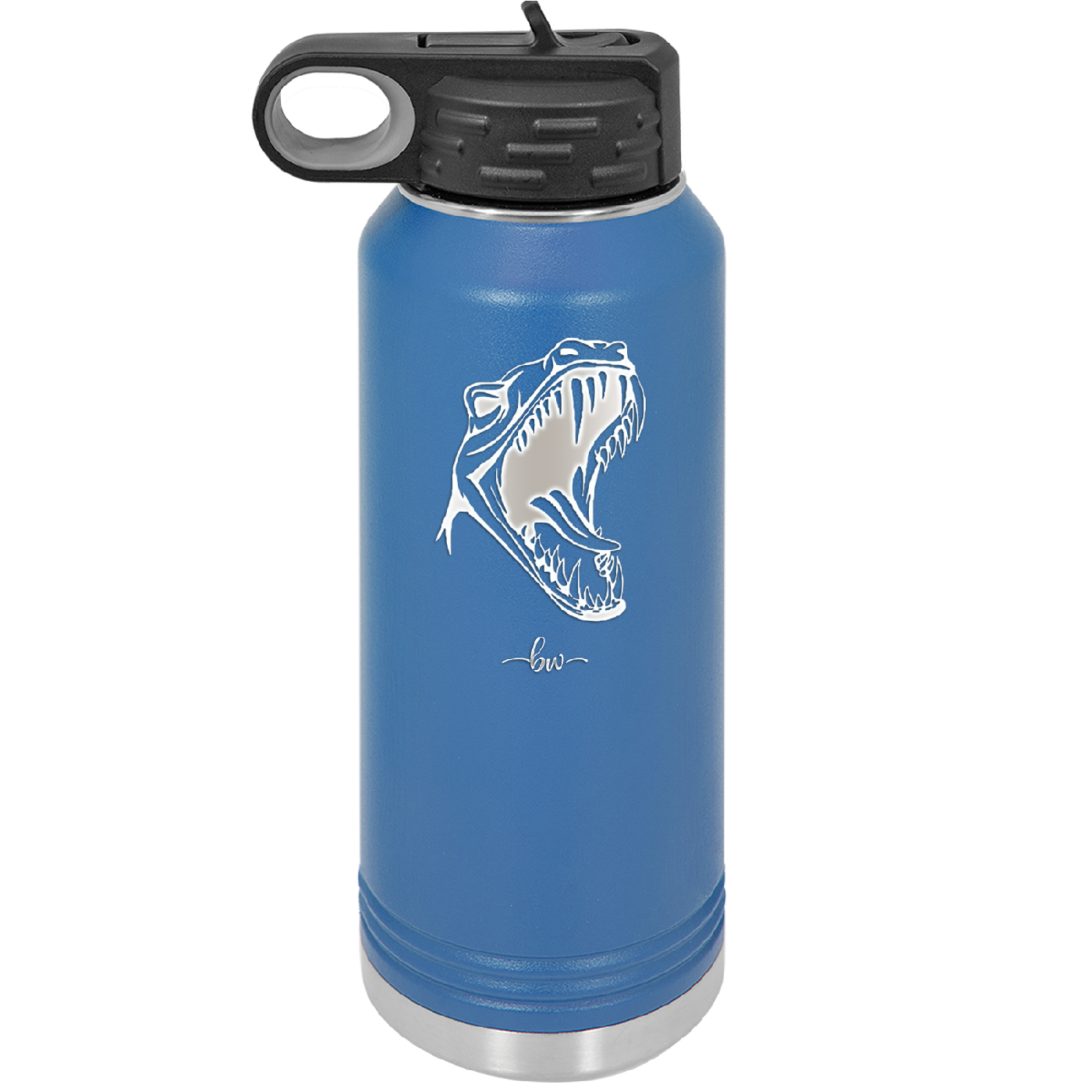 Dinosaur T Rex Head - Laser Engraved Stainless Steel Drinkware - 1535 -