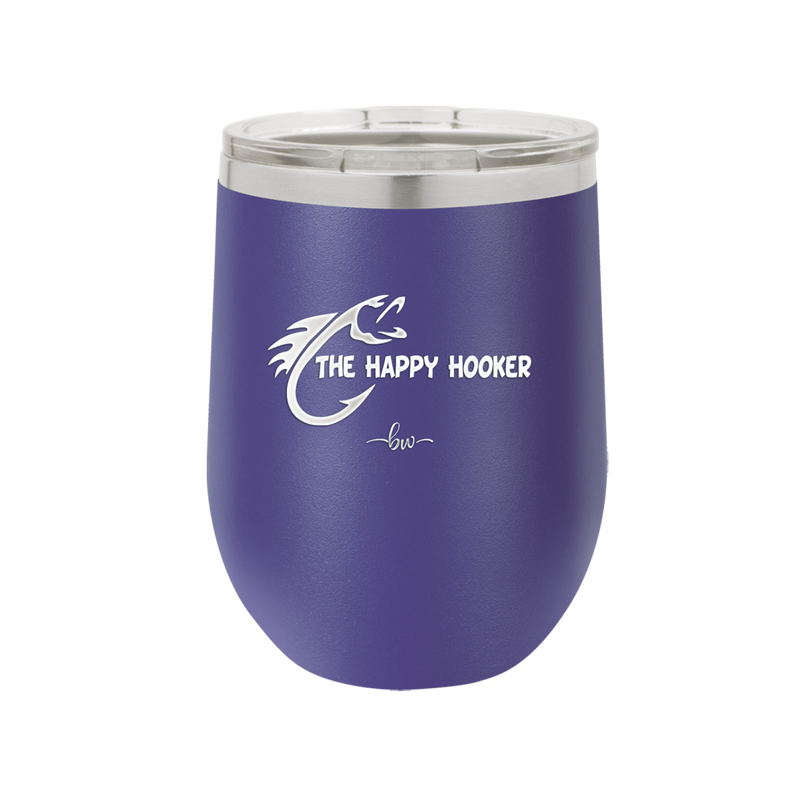 The Happy Hooker - Laser Engraved Stainless Steel Drinkware - 1551 -