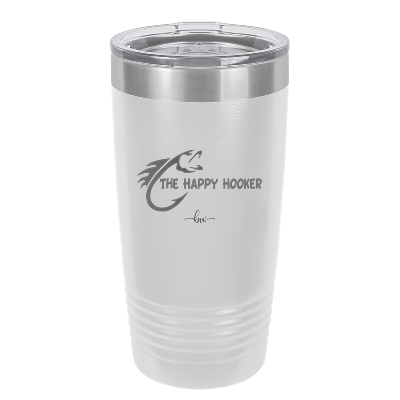 The Happy Hooker - Laser Engraved Stainless Steel Drinkware - 1551 -