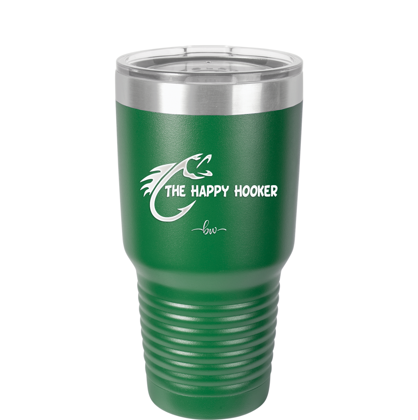 The Happy Hooker - Laser Engraved Stainless Steel Drinkware - 1551 -