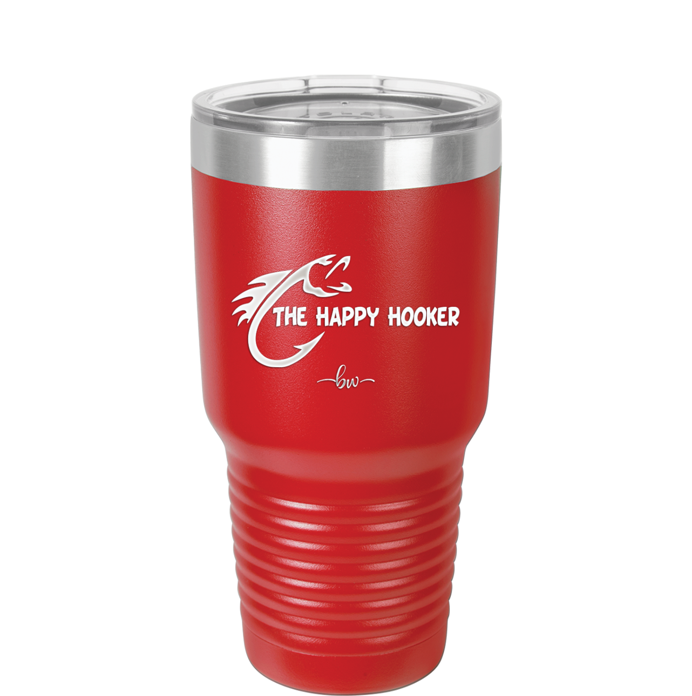 The Happy Hooker - Laser Engraved Stainless Steel Drinkware - 1551 -