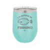 I'd Rather Be Fishing Flounder - Laser Engraved Stainless Steel Drinkware - 1587 -