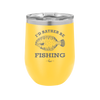 I'd Rather Be Fishing Flounder - Laser Engraved Stainless Steel Drinkware - 1587 -