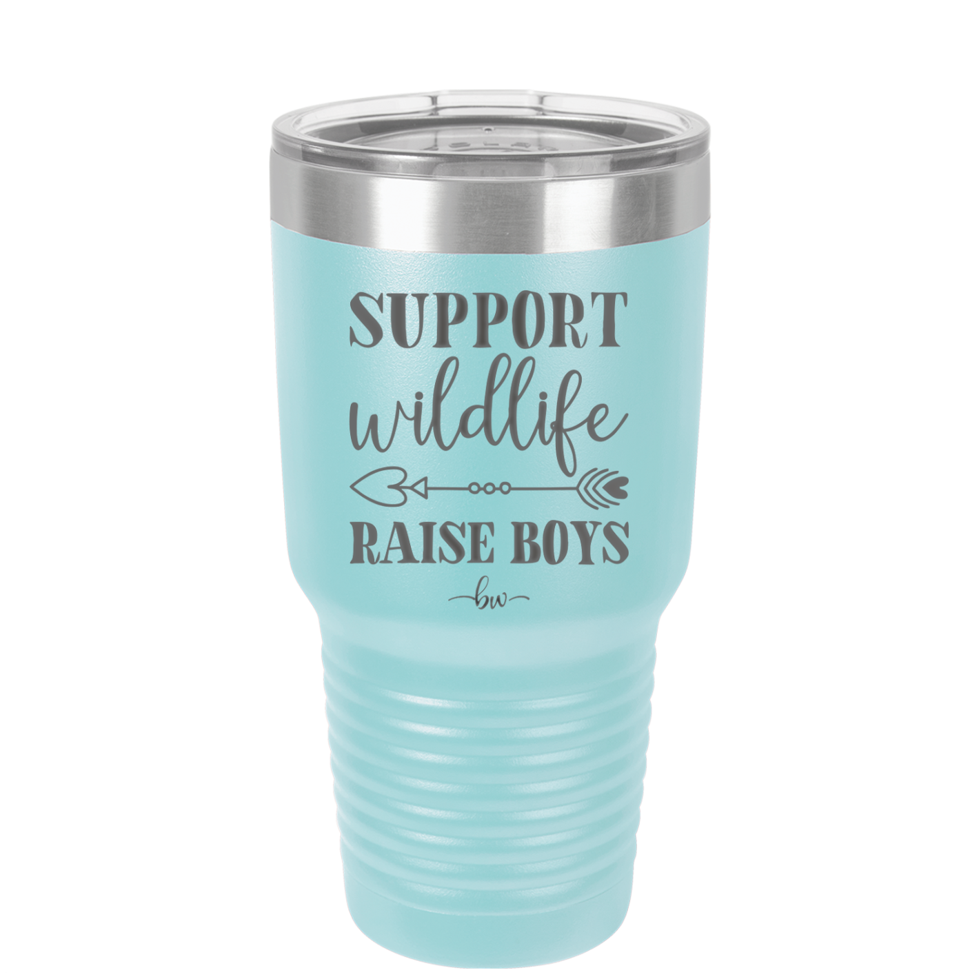 Support Wildlife Raise Boys - Laser Engraved Stainless Steel Drinkware - 1598 -