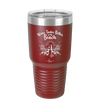 Wine Tastes Better at the Beach - Laser Engraved Stainless Steel Drinkware - 1610 -