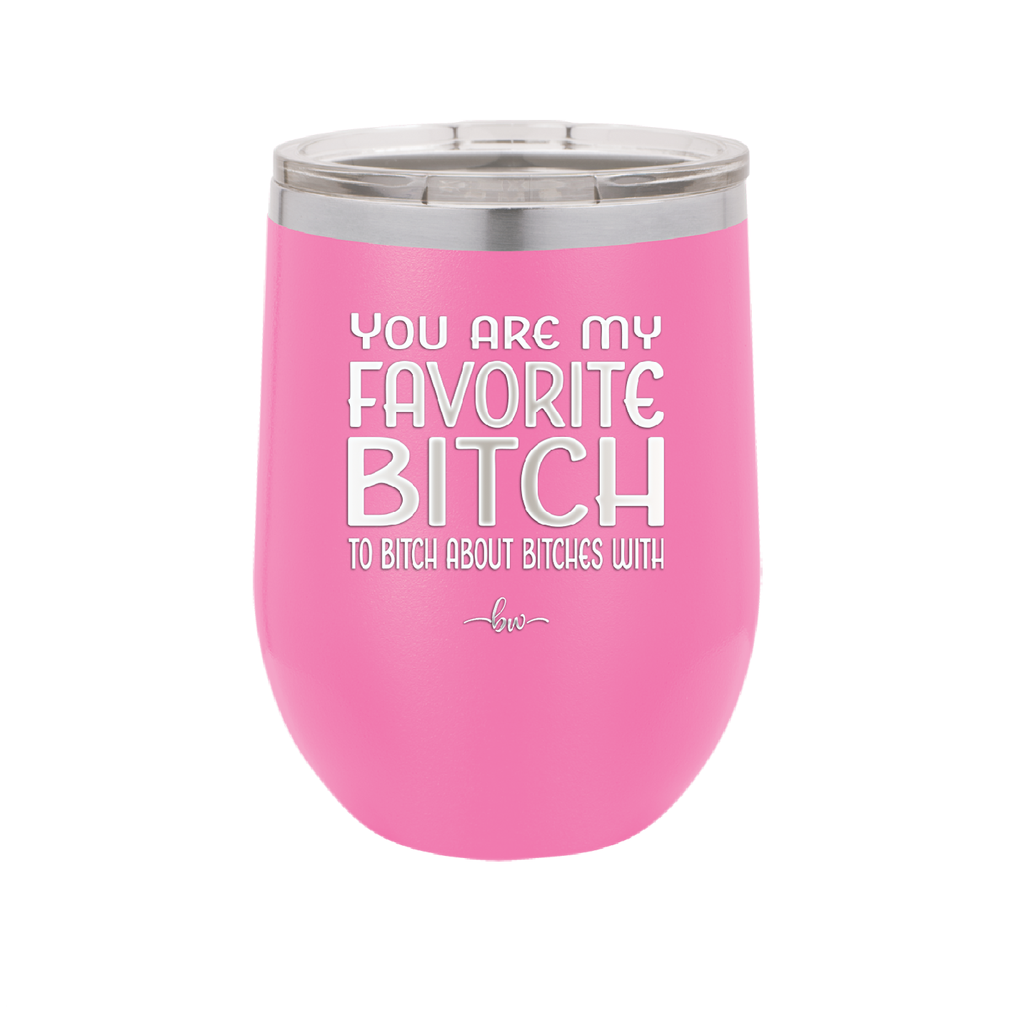 You Are My Favorite Bitch to Bitch about Bitches with - Laser Engraved Stainless Steel Drinkware - 1614 -