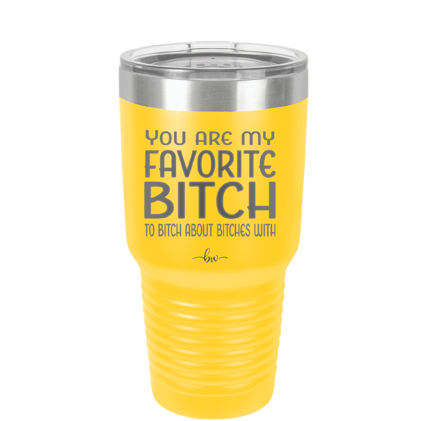 You Are My Favorite Bitch to Bitch about Bitches with - Laser Engraved Stainless Steel Drinkware - 1614 -