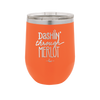 Dashing Through Merlot - Laser Engraved Stainless Steel Drinkware - 1635 -