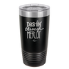 Dashing Through Merlot - Laser Engraved Stainless Steel Drinkware - 1635 -