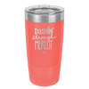 Dashing Through Merlot - Laser Engraved Stainless Steel Drinkware - 1635 -