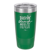 Dashing Through Merlot - Laser Engraved Stainless Steel Drinkware - 1635 -