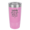 Dashing Through Merlot - Laser Engraved Stainless Steel Drinkware - 1635 -