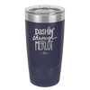 Dashing Through Merlot - Laser Engraved Stainless Steel Drinkware - 1635 -