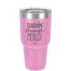 Dashing Through Merlot - Laser Engraved Stainless Steel Drinkware - 1635 -