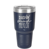 Dashing Through Merlot - Laser Engraved Stainless Steel Drinkware - 1635 -