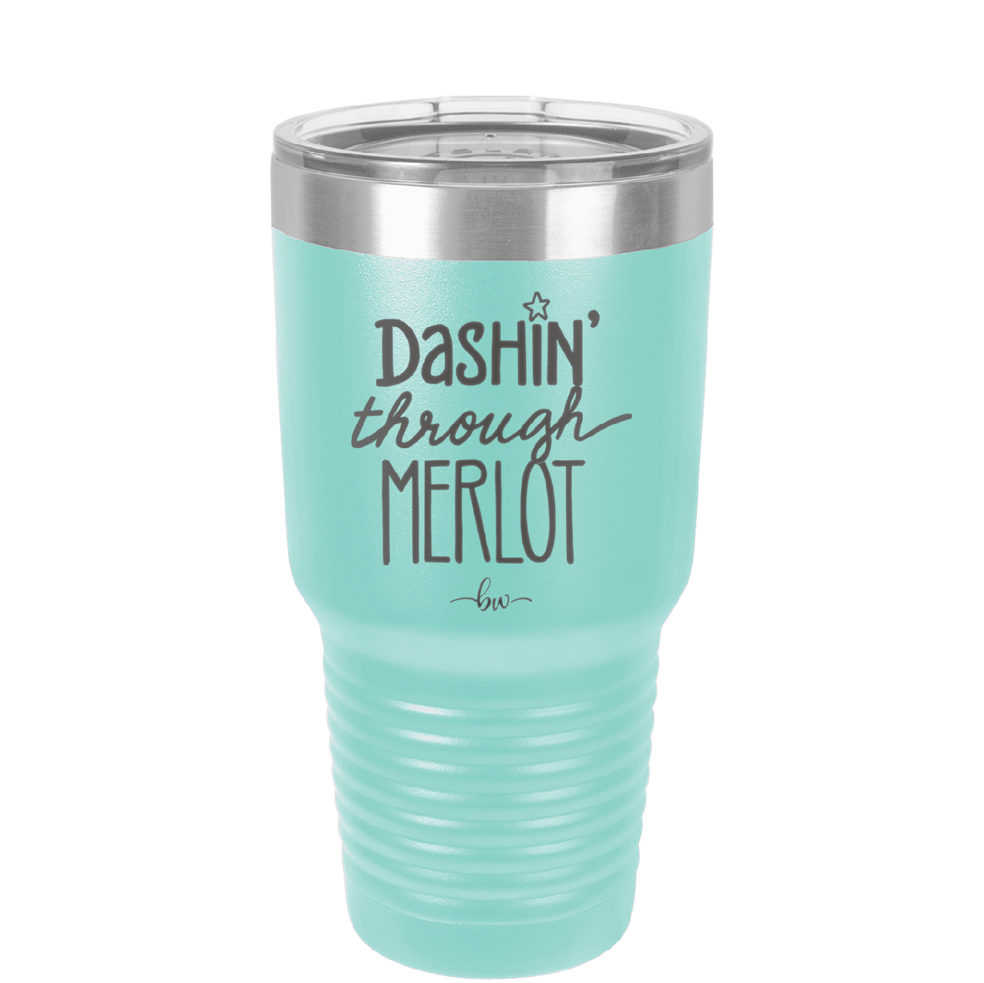 Dashing Through Merlot - Laser Engraved Stainless Steel Drinkware - 1635 -