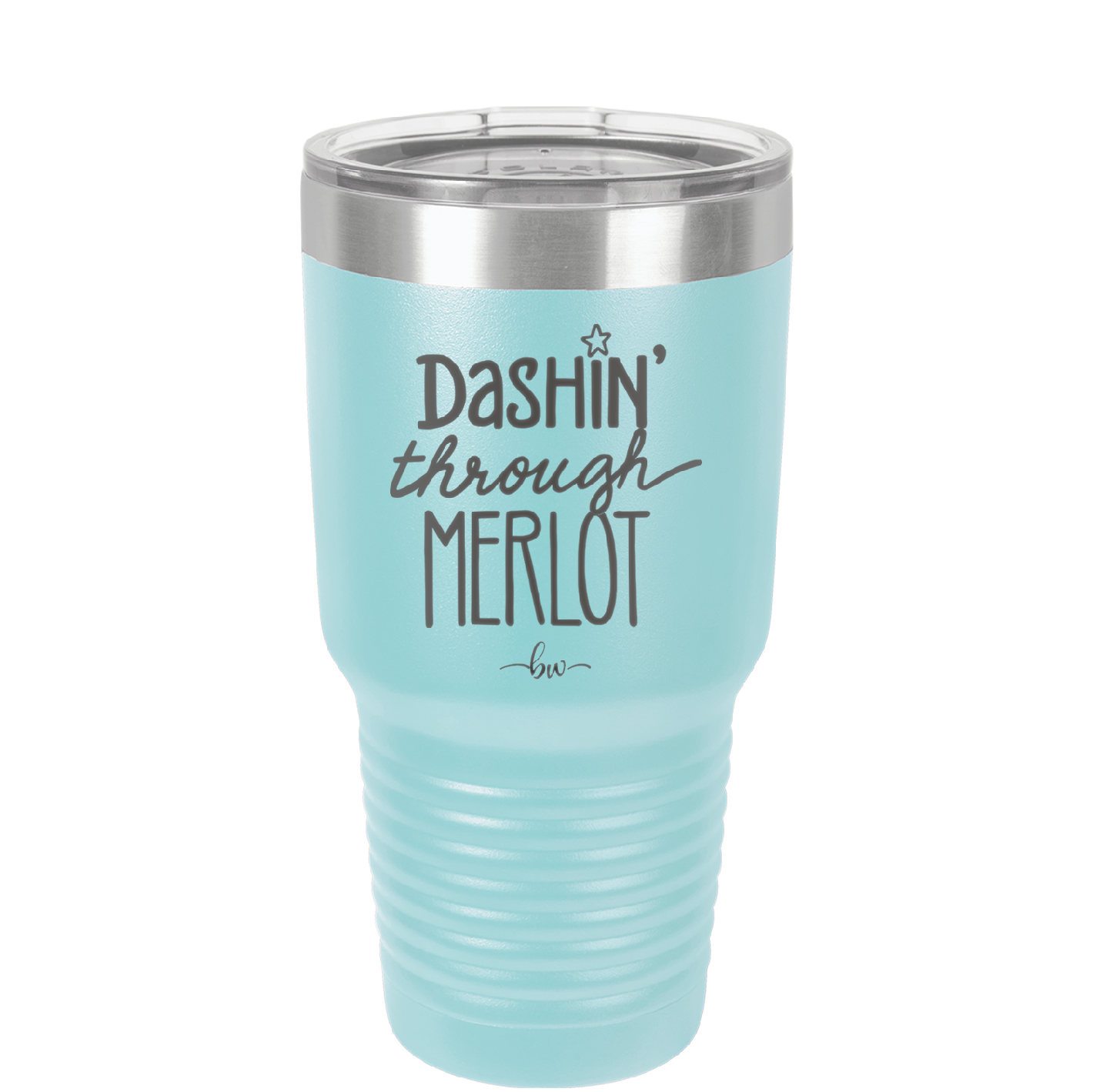 Dashing Through Merlot - Laser Engraved Stainless Steel Drinkware - 1635 -