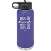 Dashing Through Merlot - Laser Engraved Stainless Steel Drinkware - 1635 -