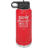 Dashing Through Merlot - Laser Engraved Stainless Steel Drinkware - 1635 -