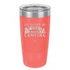 I'd Rather Be Camping Fifth Wheel - Laser Engraved Stainless Steel Drinkware - 1648 -