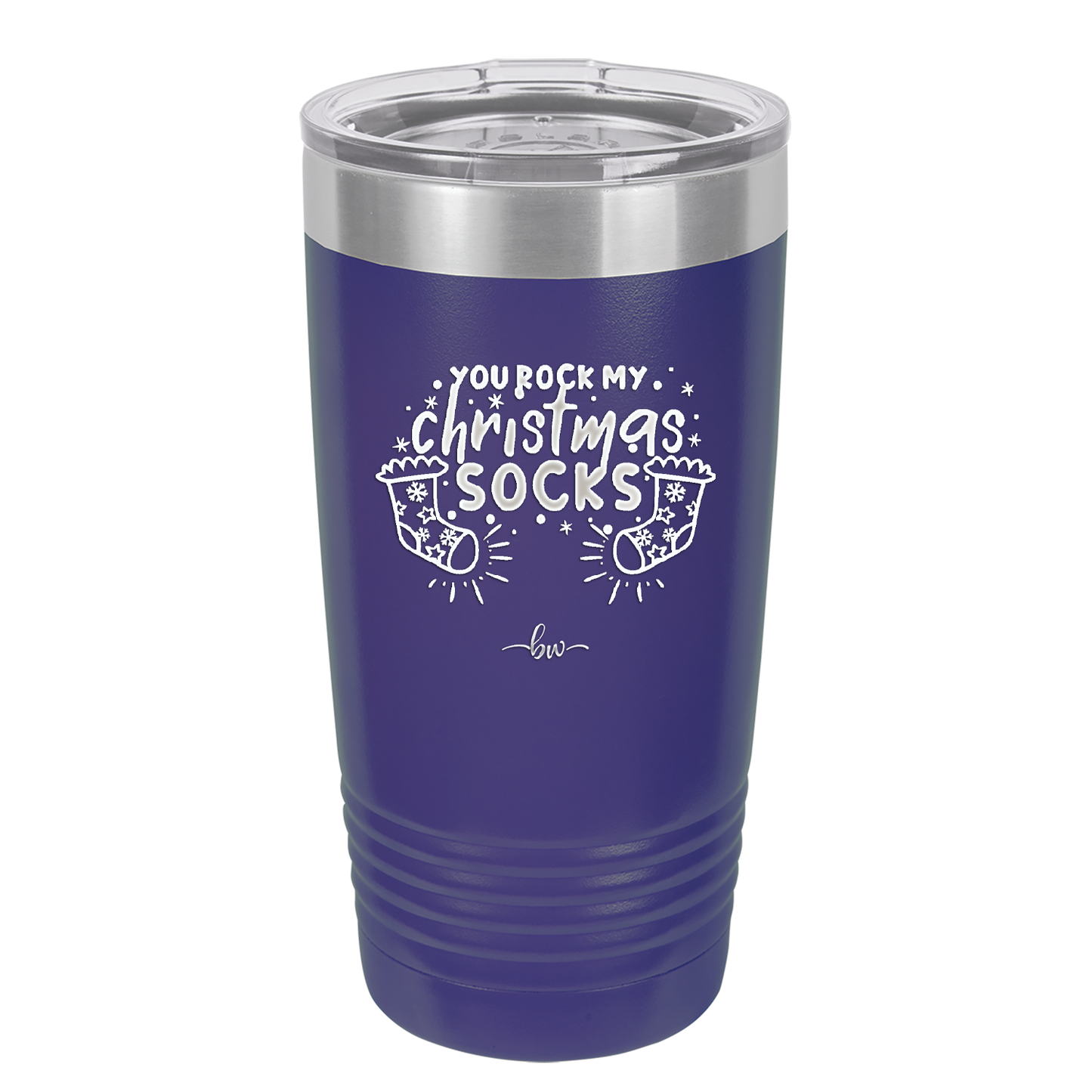 You Rock My Christmas Socks - Laser Engraved Stainless Steel Drinkware - 1682 -