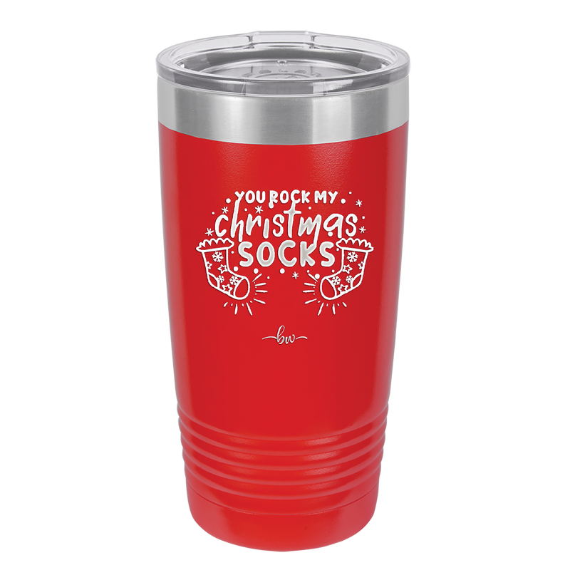 You Rock My Christmas Socks - Laser Engraved Stainless Steel Drinkware - 1682 -