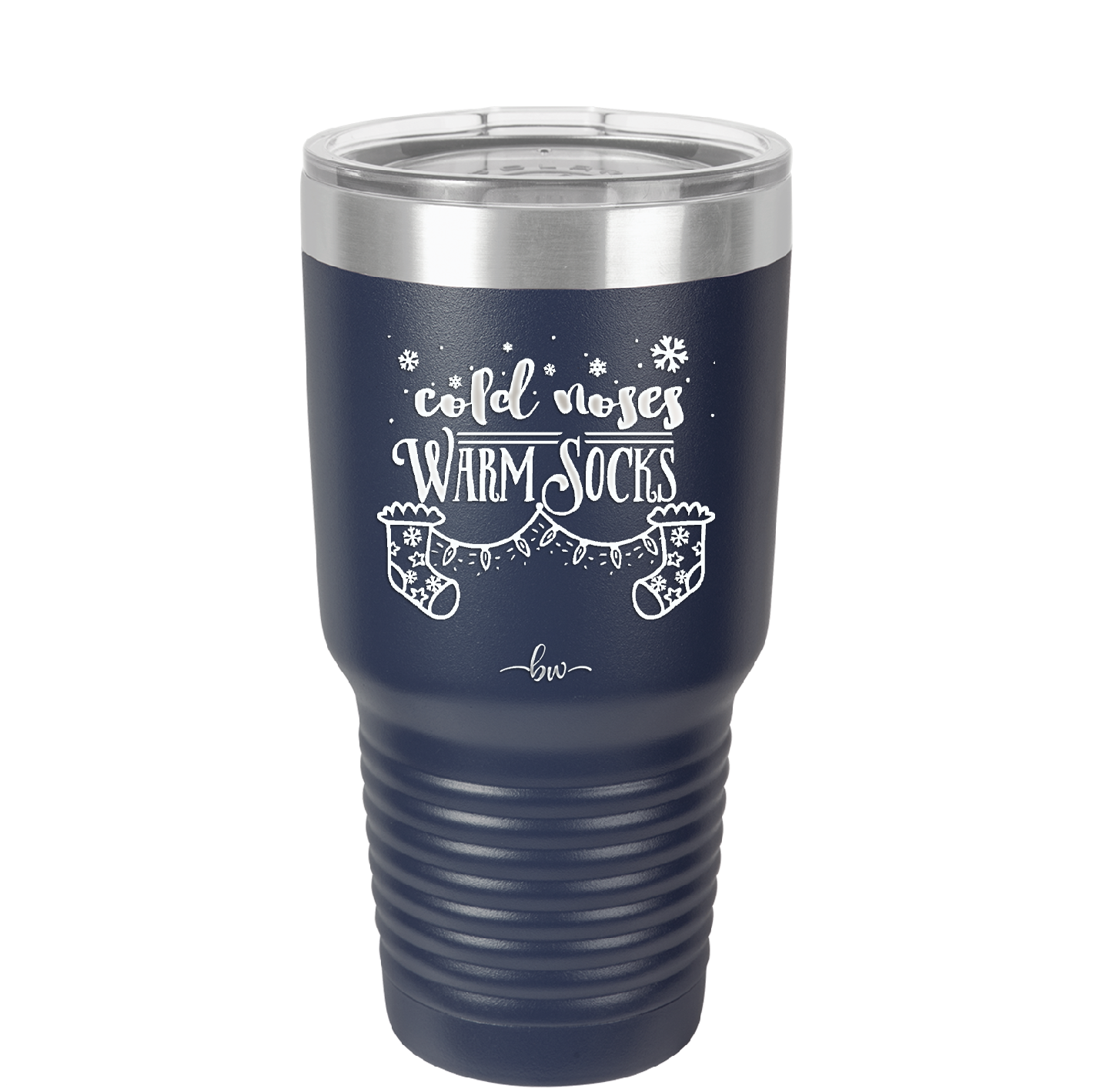 Cold Noses Warm Socks - Laser Engraved Stainless Steel Drinkware - 1684 -