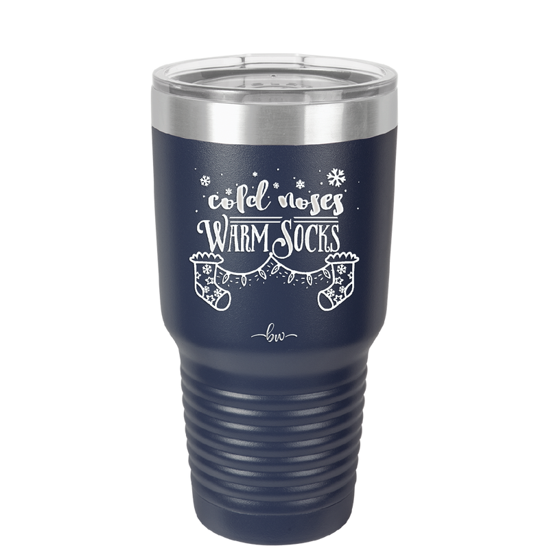 Cold Noses Warm Socks - Laser Engraved Stainless Steel Drinkware - 1684 -