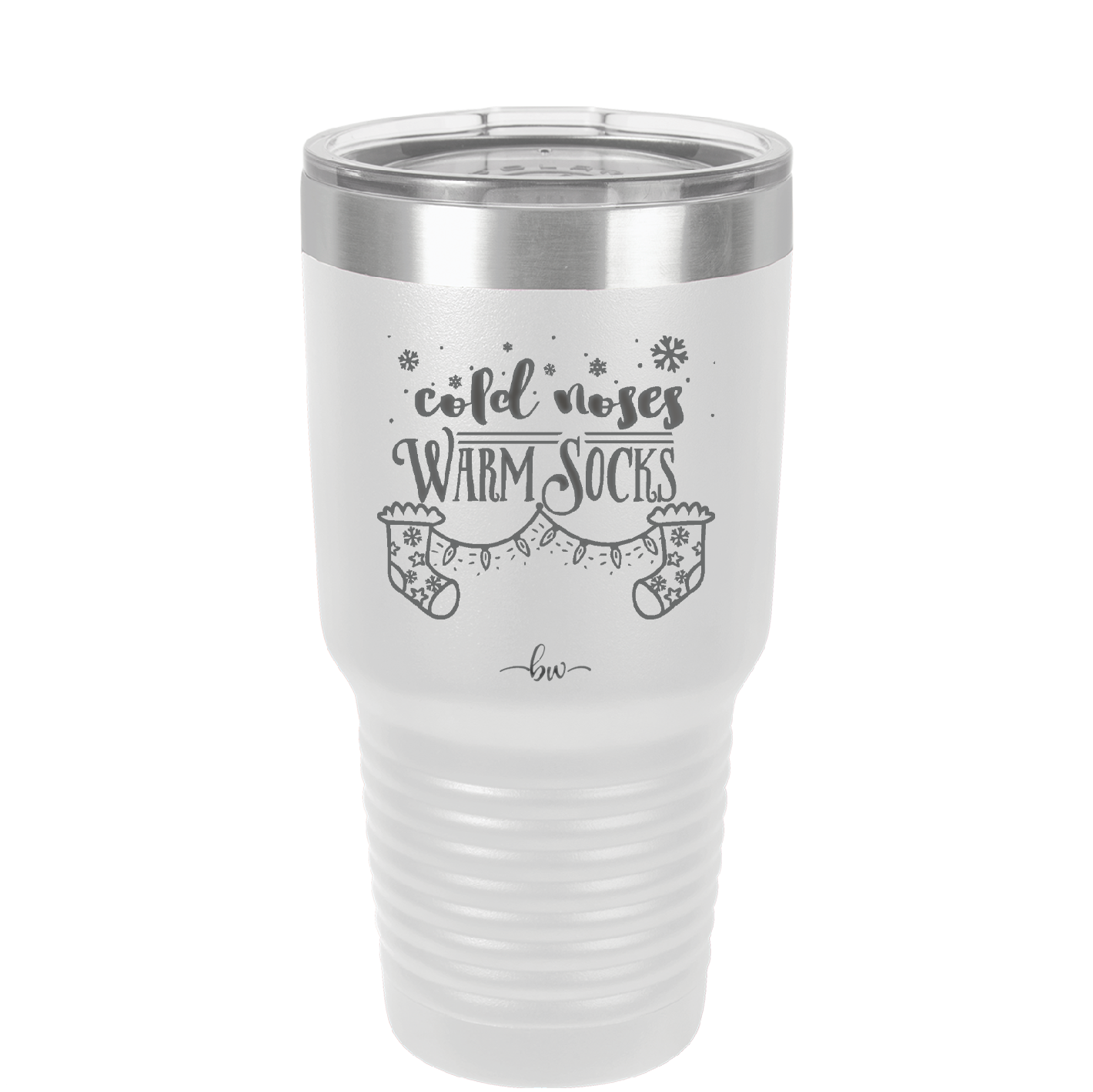 Cold Noses Warm Socks - Laser Engraved Stainless Steel Drinkware - 1684 -