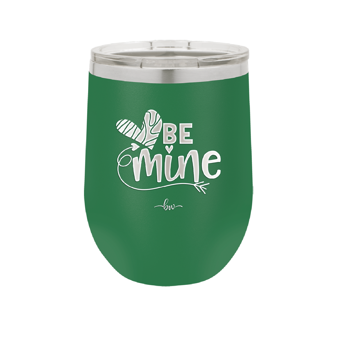 Be Mine Heart - Laser Engraved Stainless Steel Drinkware - 1703 -