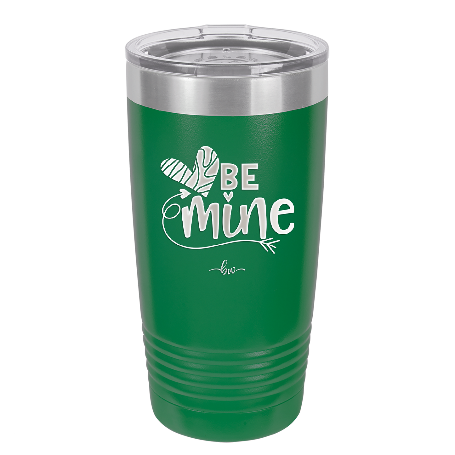 Be Mine Heart - Laser Engraved Stainless Steel Drinkware - 1703 -