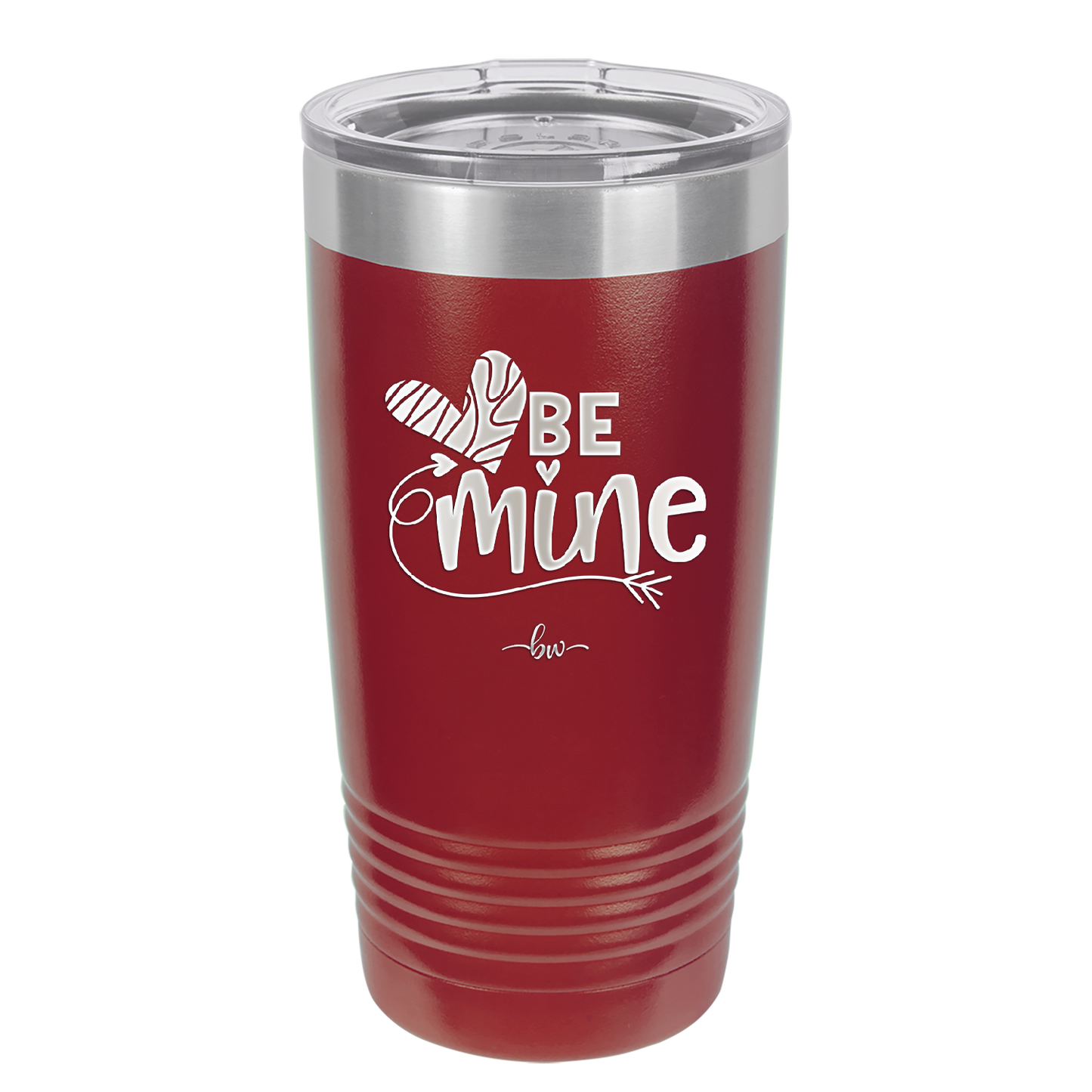 Be Mine Heart - Laser Engraved Stainless Steel Drinkware - 1703 -