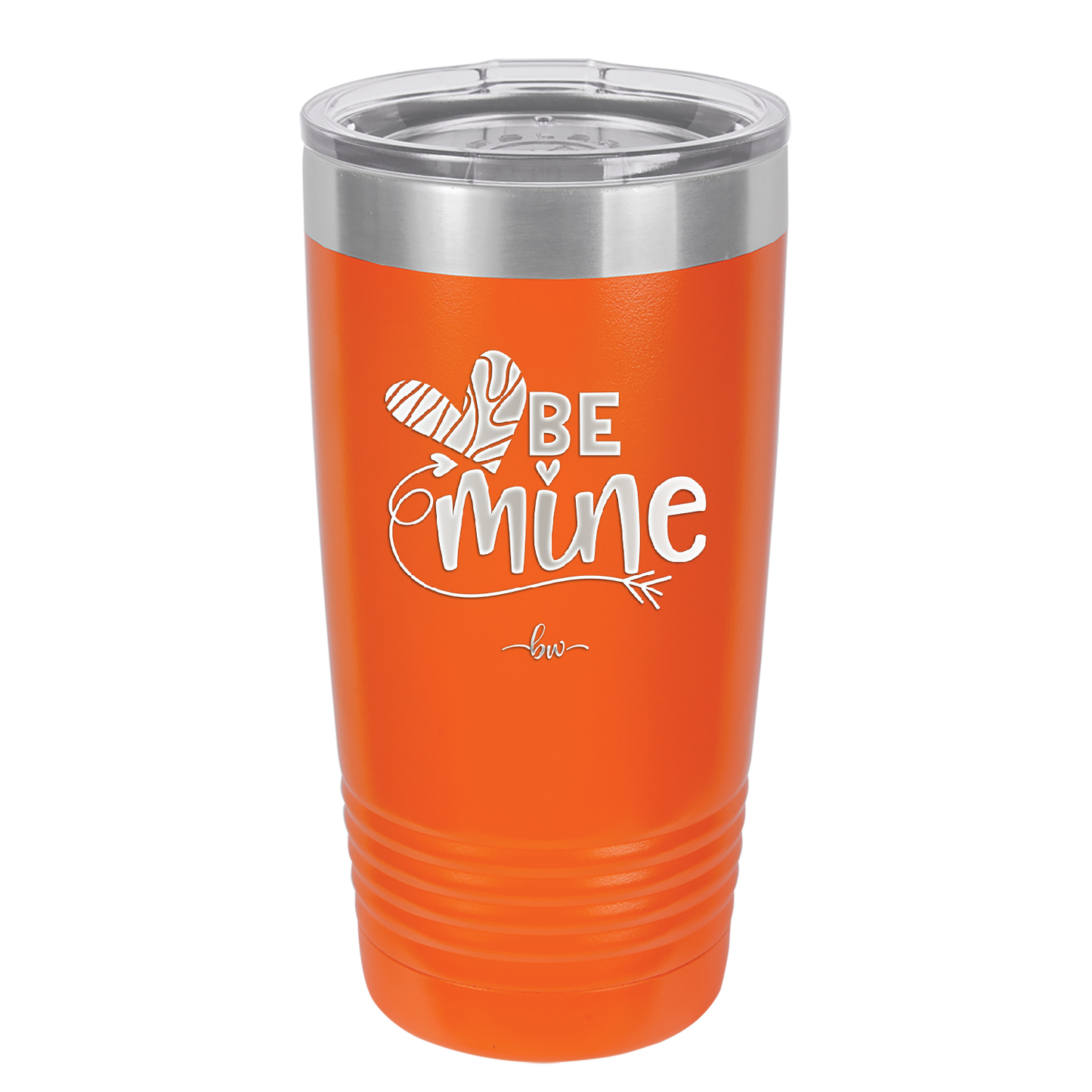 Be Mine Heart - Laser Engraved Stainless Steel Drinkware - 1703 -