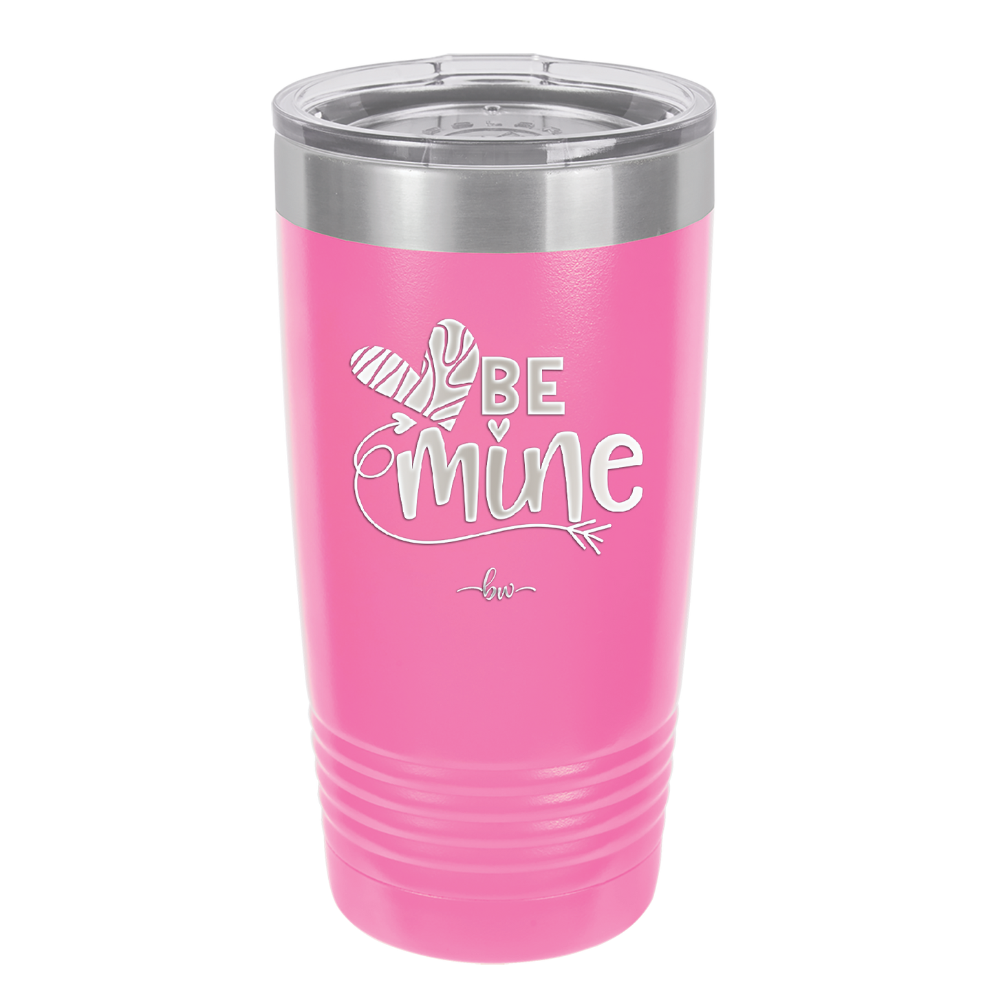 Be Mine Heart - Laser Engraved Stainless Steel Drinkware - 1703 -