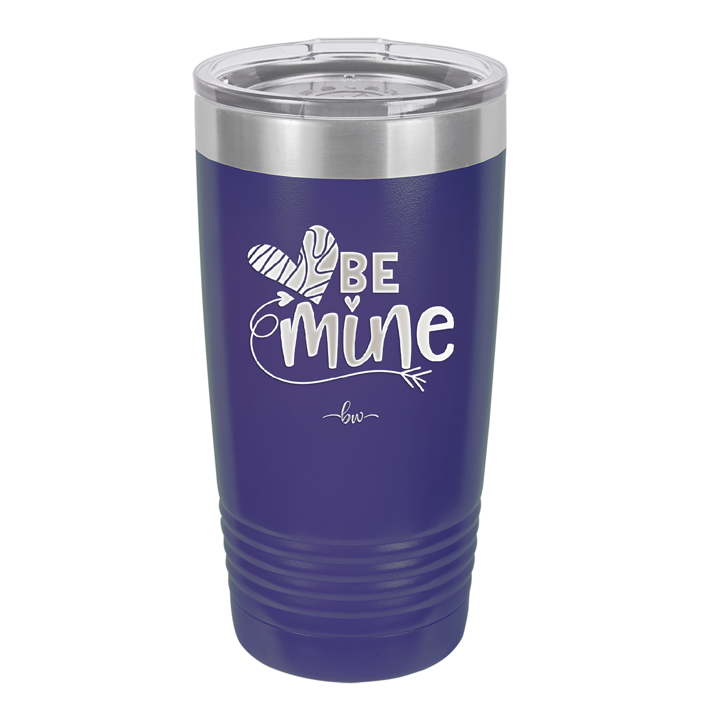 Be Mine Heart - Laser Engraved Stainless Steel Drinkware - 1703 -