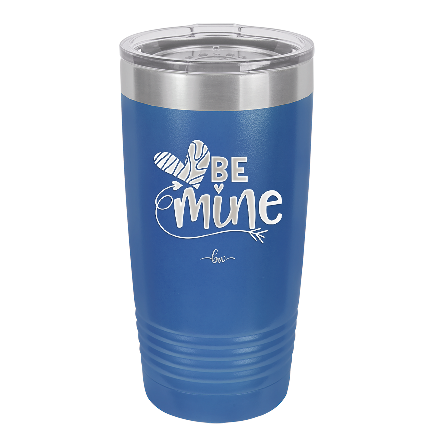 Be Mine Heart - Laser Engraved Stainless Steel Drinkware - 1703 -