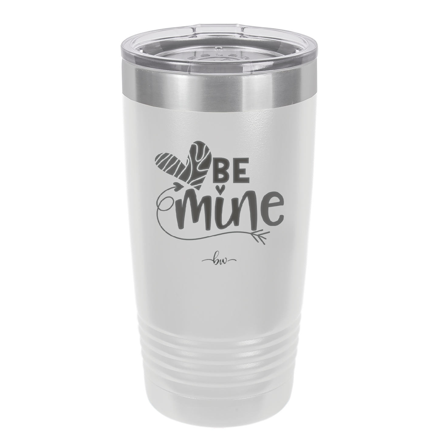 Be Mine Heart - Laser Engraved Stainless Steel Drinkware - 1703 -