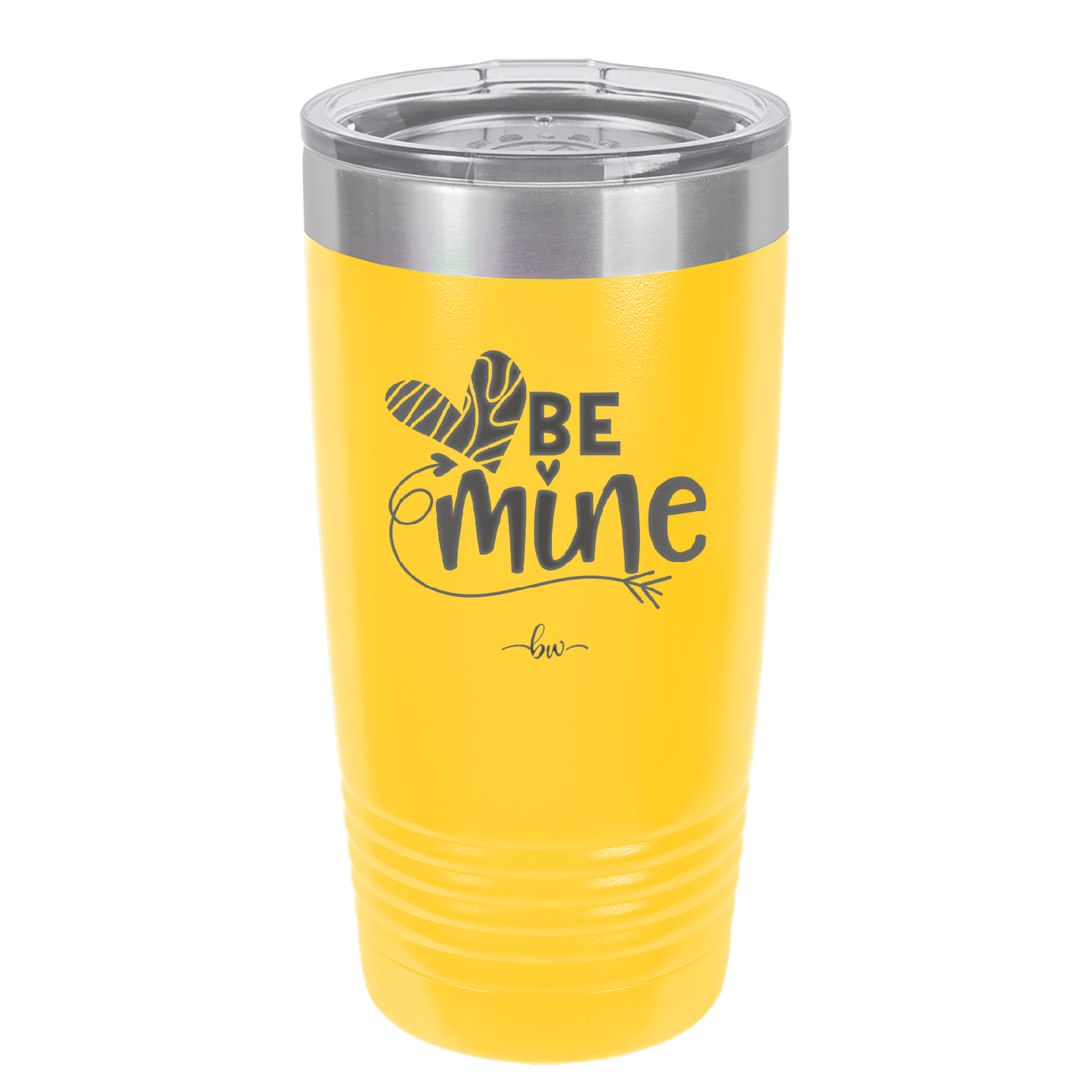 Be Mine Heart - Laser Engraved Stainless Steel Drinkware - 1703 -