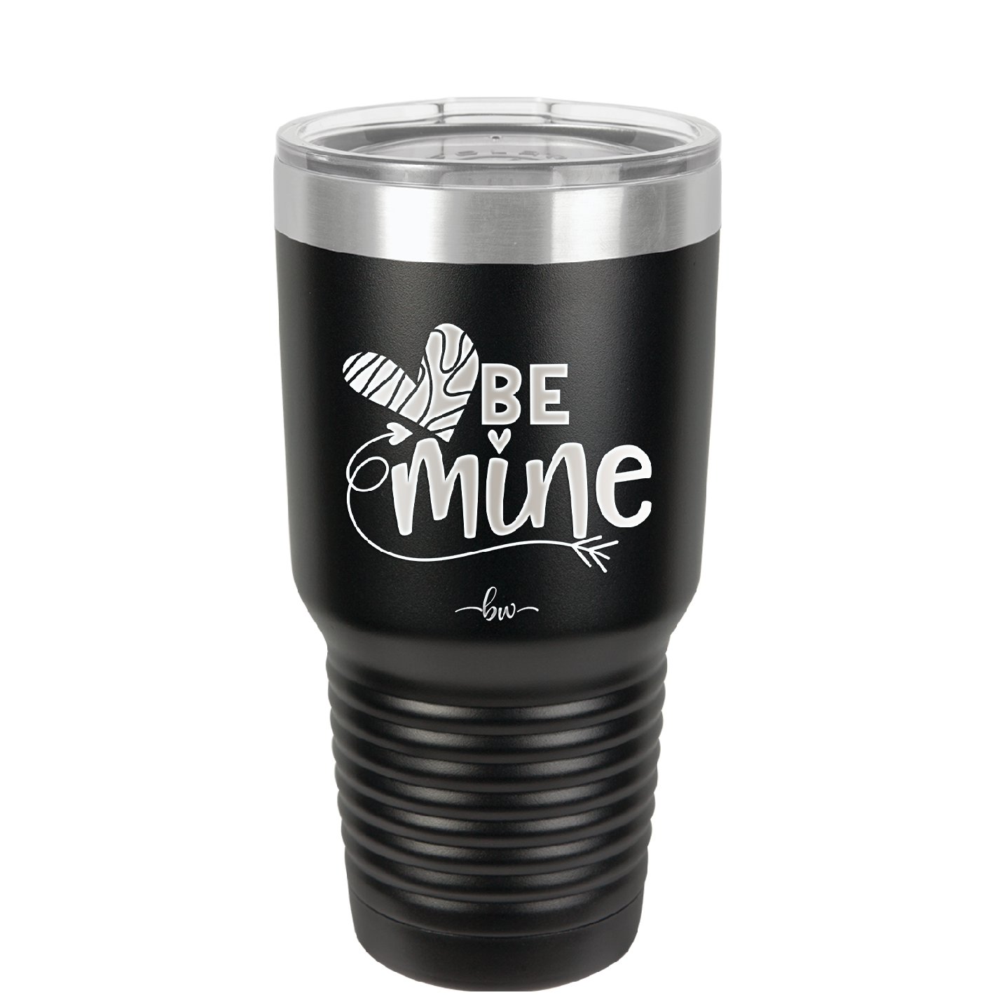 Be Mine Heart - Laser Engraved Stainless Steel Drinkware - 1703 -