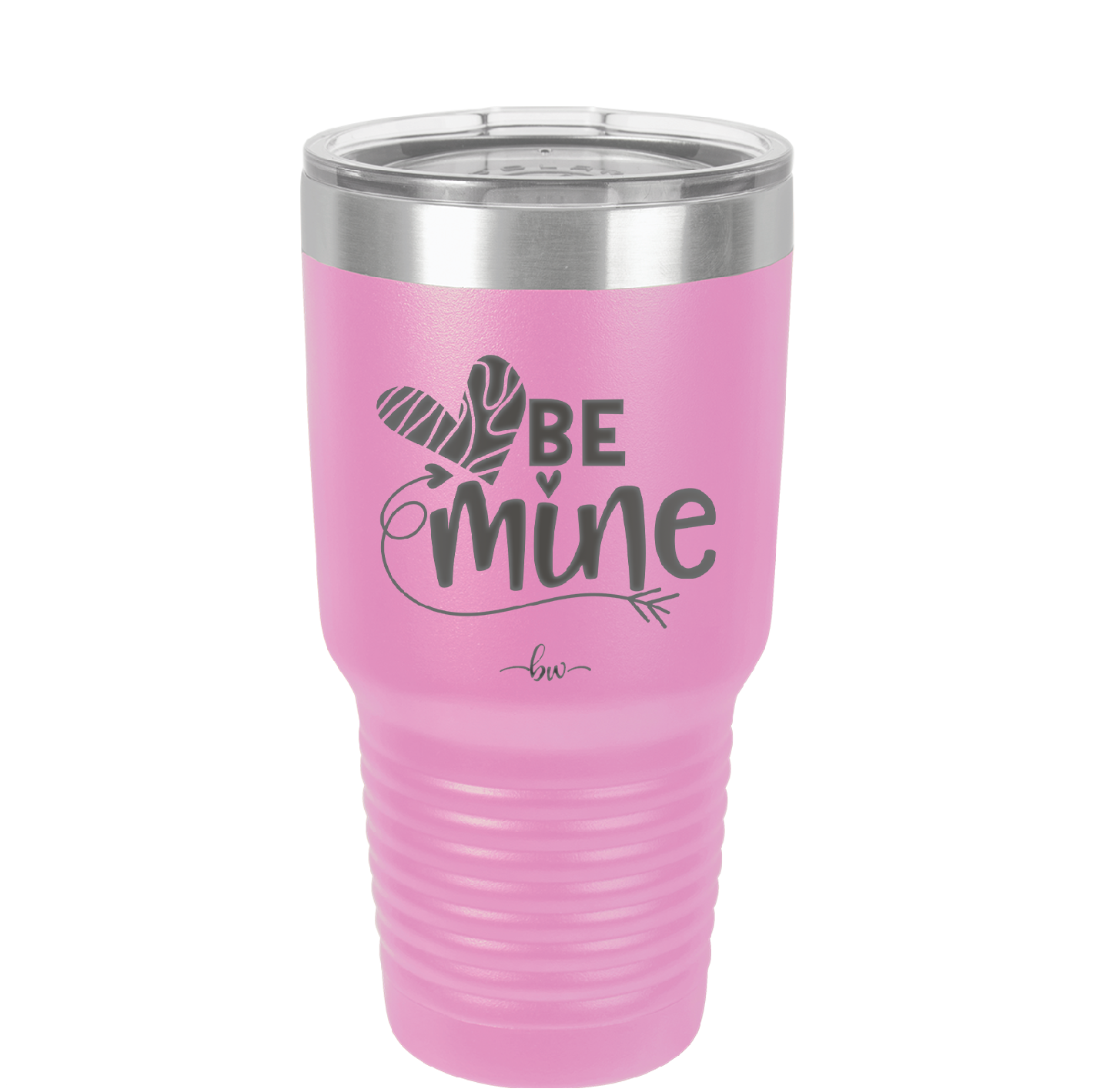 Be Mine Heart - Laser Engraved Stainless Steel Drinkware - 1703 -