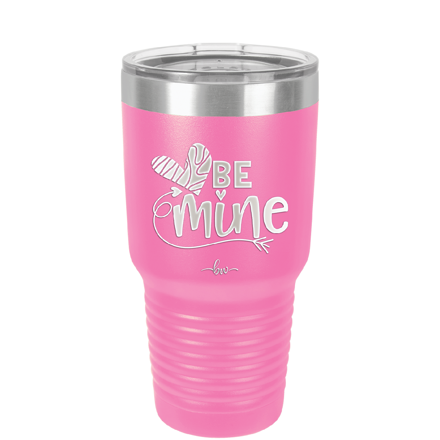 Be Mine Heart - Laser Engraved Stainless Steel Drinkware - 1703 -