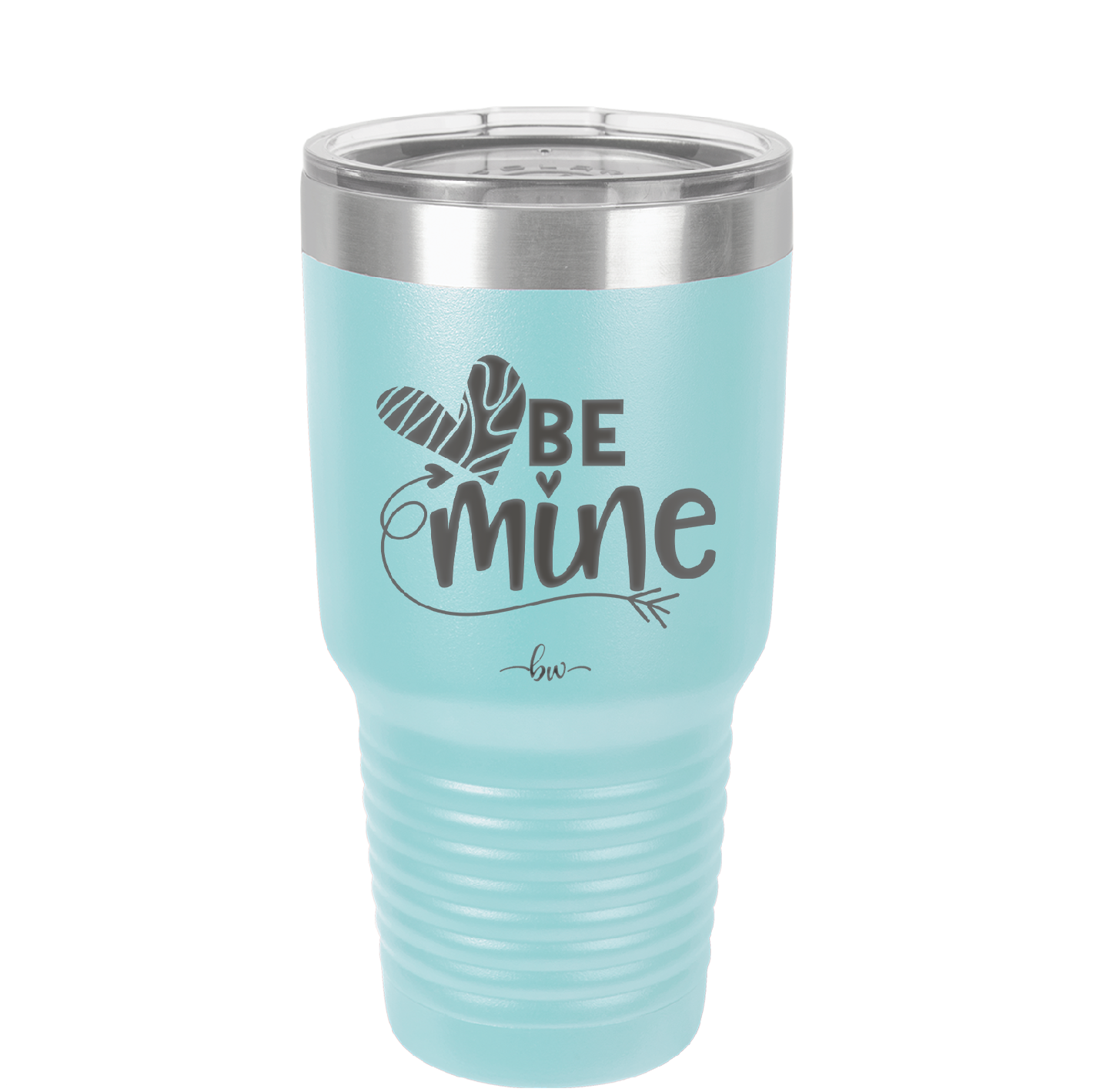 Be Mine Heart - Laser Engraved Stainless Steel Drinkware - 1703 -