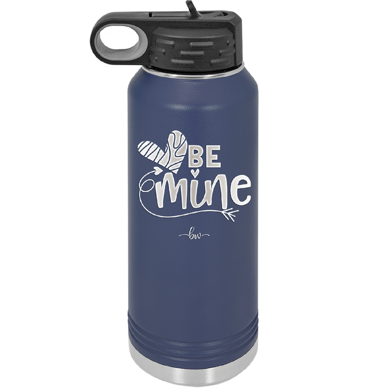 Be Mine Heart - Laser Engraved Stainless Steel Drinkware - 1703 -