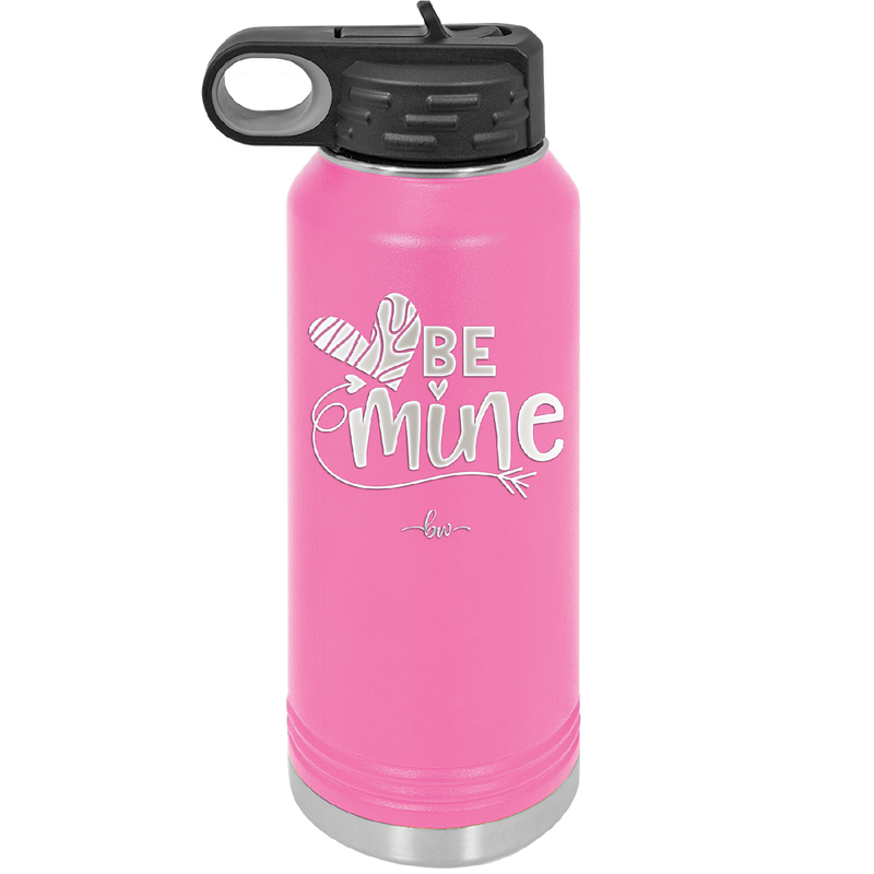 Be Mine Heart - Laser Engraved Stainless Steel Drinkware - 1703 -